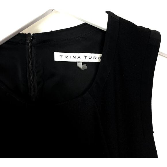 Trina Turk Tristan Silk Contrast Dress - Picture 3 of 10